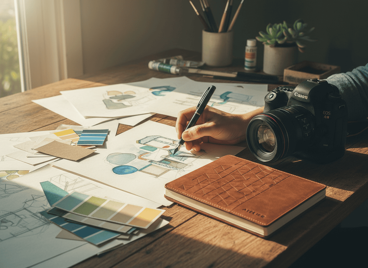 High-quality creative design and photography studio for branding and visual content.